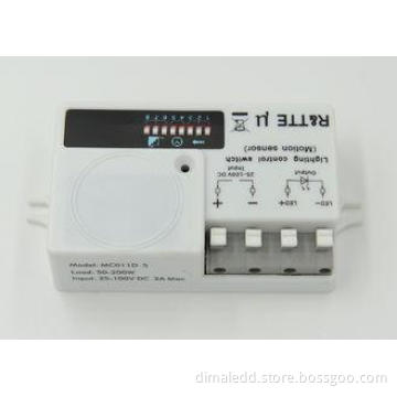 5.8GHz ISM band 200w DC Motion Sensor , Wide Detection Area